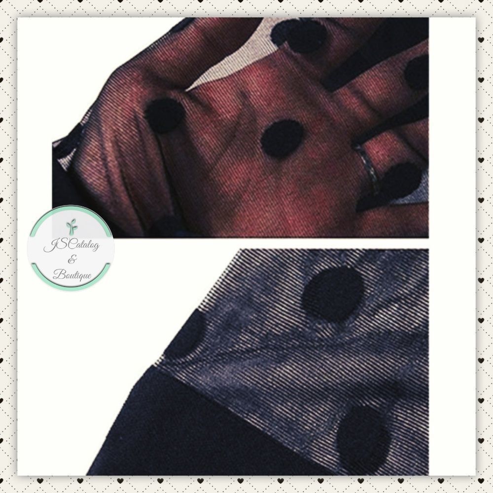 🖤 Large Polka Dots Sheer Pantyhose OS - Picture 5 of 5